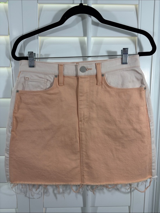 Hudson Jeans Dresses & Skirts - Hudson Jeans Peachy Colorblock Denim Skirt (29)